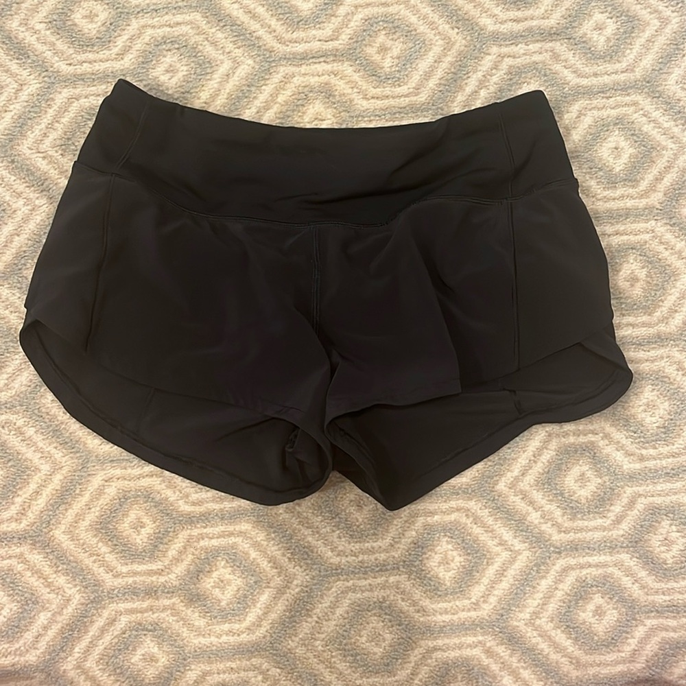 Lululemon hottie hot shorts size 0 black